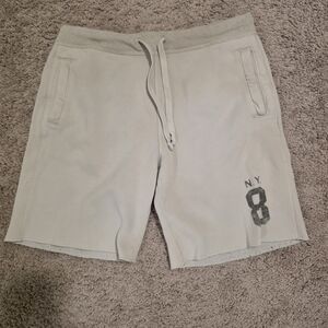 Abercrombie & Fitch Light Gray Athletic Shorts